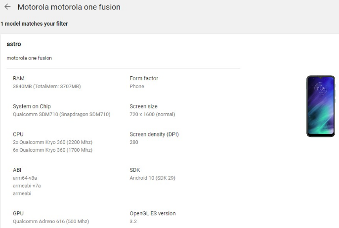 Motorola One Fusion özellikleri sızdırıldı! - ShiftDelete.Net