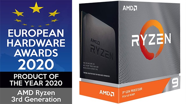 Avrupa Donanım Ödülleri AMD ürünleri