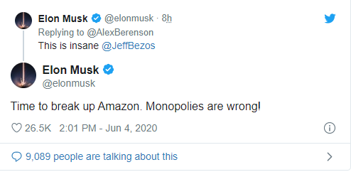 Elon Musk Amazon