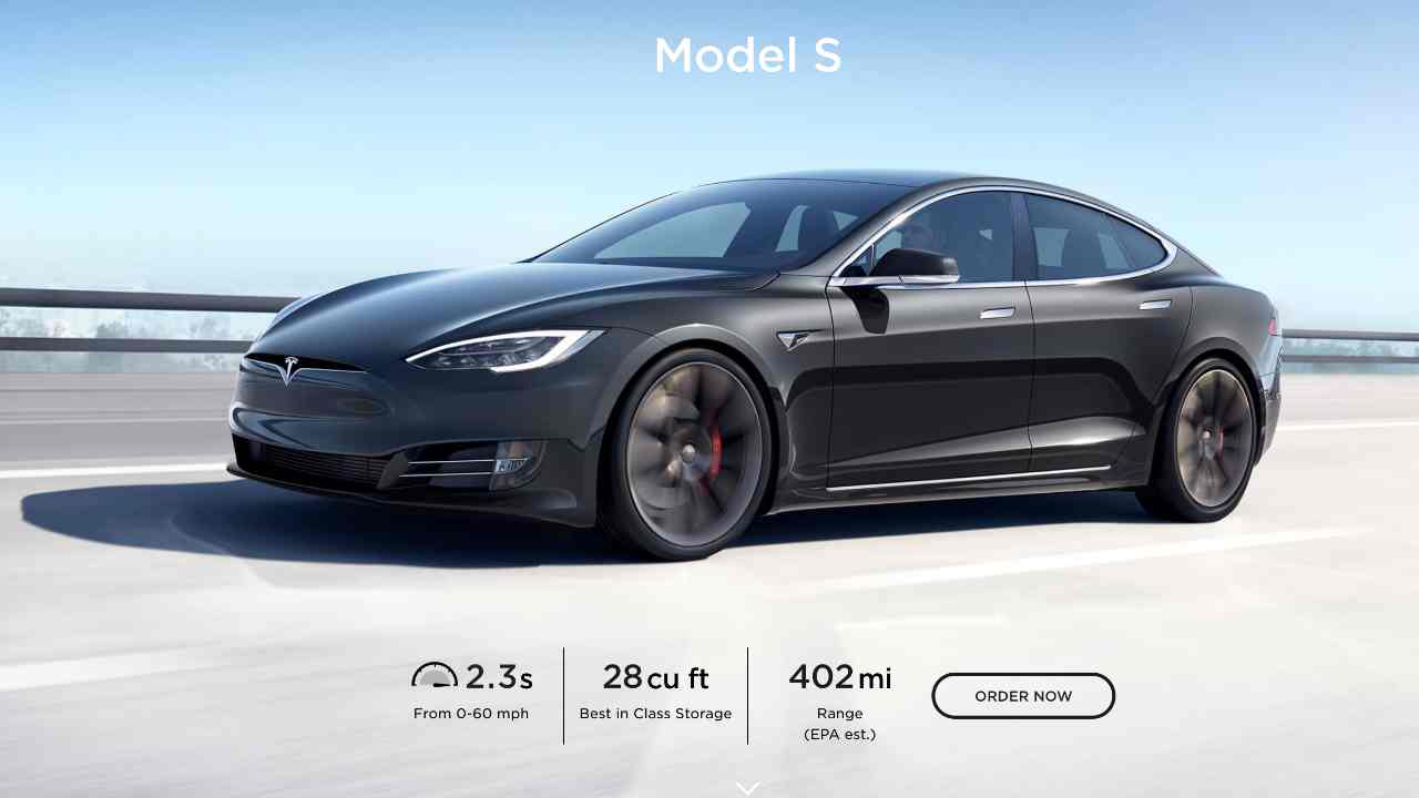 Tesla Model S menzili