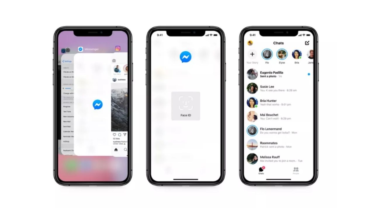 Messenger için Face ID ve Touch ID desteği geldi - ShiftDelete.Net (1)