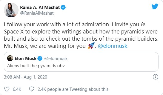 Elon Musk Mısır piramitleri