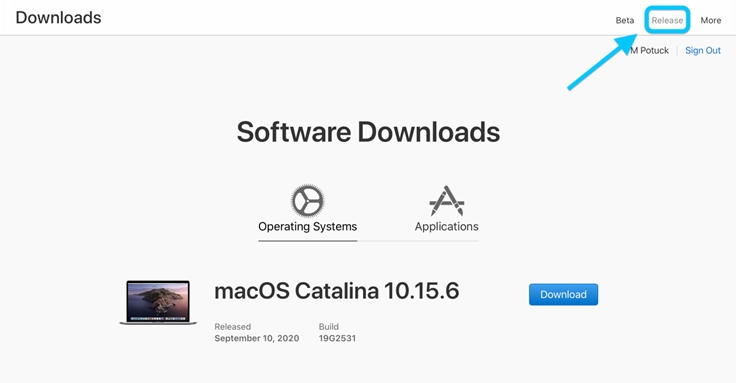 macOS 10.15.6 güncellemesi