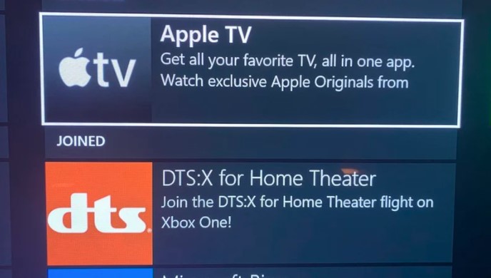 xbox apple tv