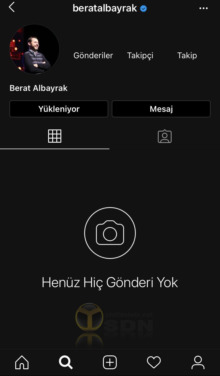 Berat Albayrak Instagram hesabı