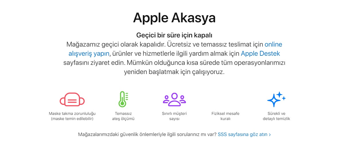 Türkiye'deki Apple Store mağazaları kapandı