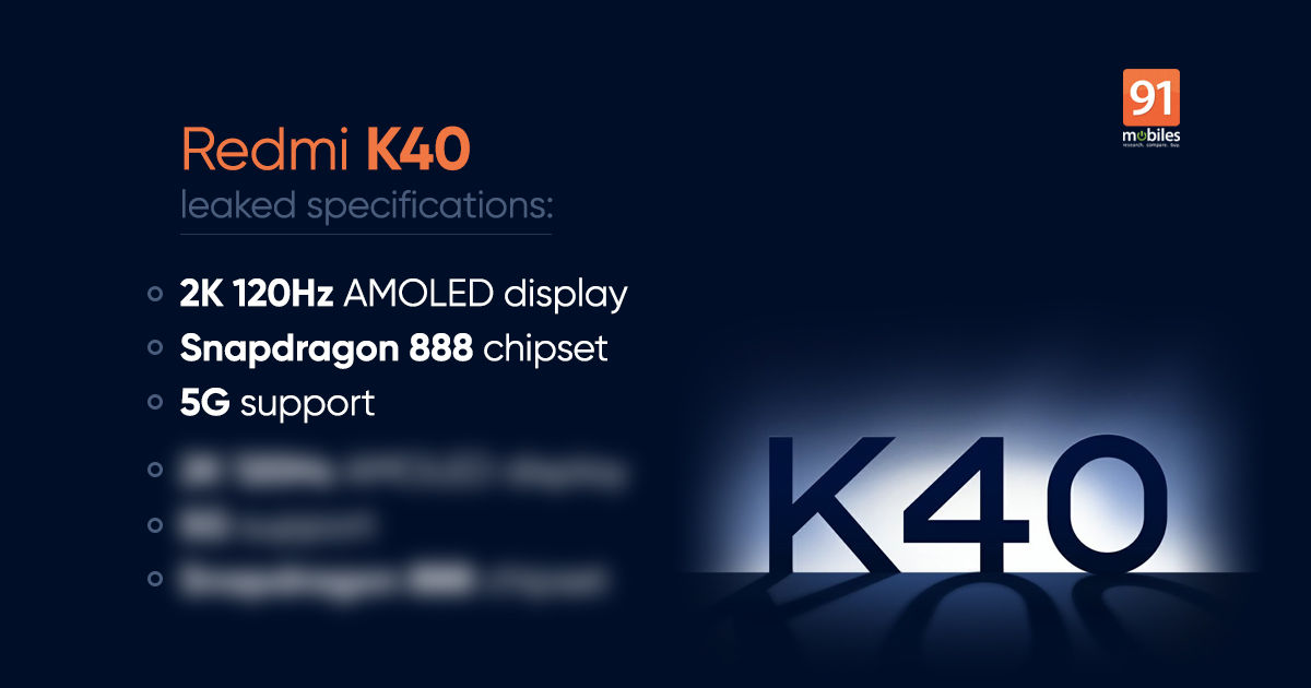 Redmi K40, Xiaomi Mi 11 özellikleri ile gelecek