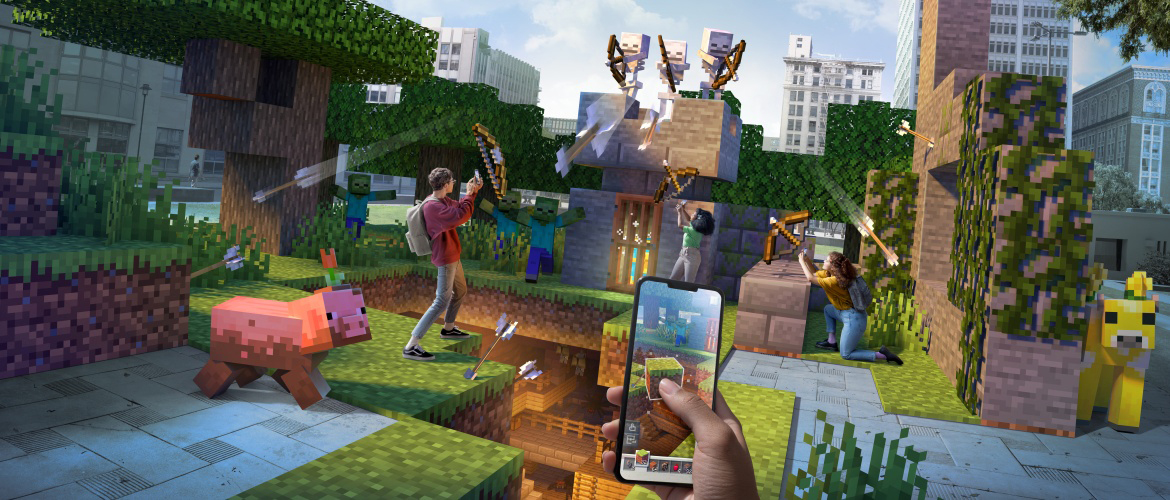 ücretsiz minecraft, artırılmış gerçeklik, minecraft earth