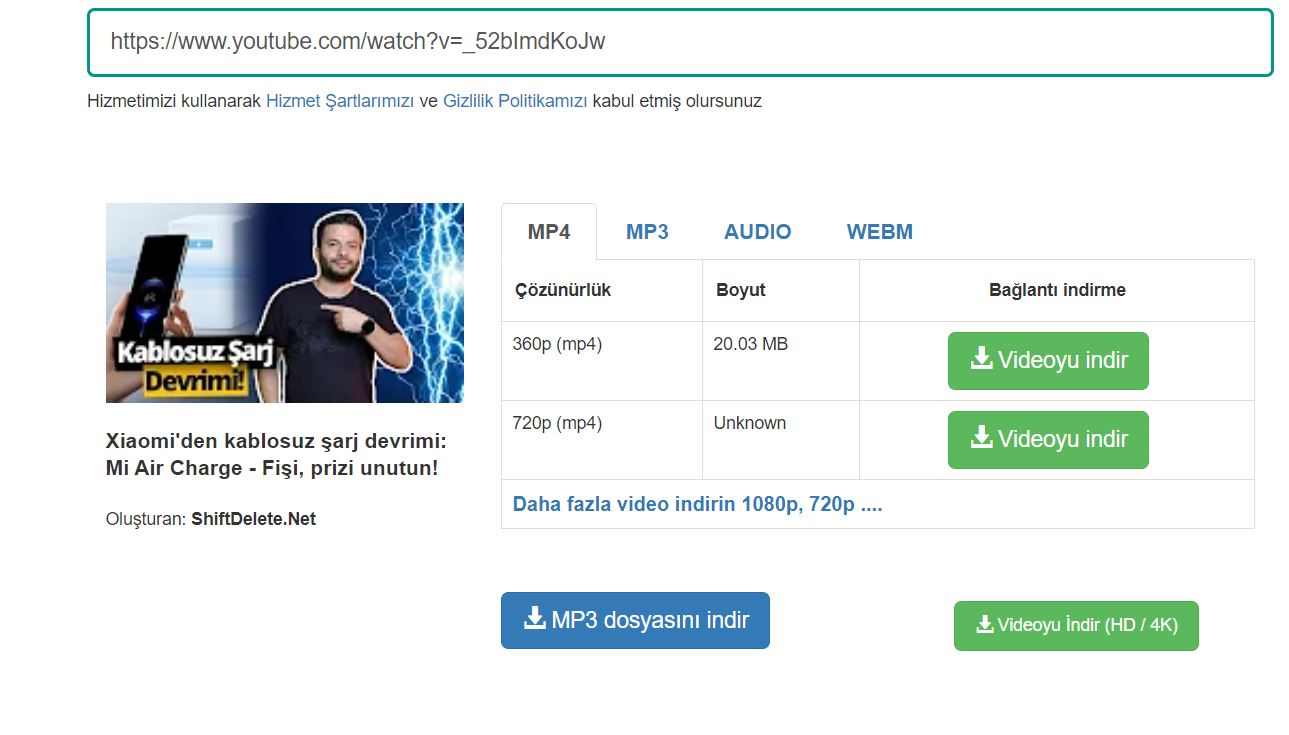 YouTube video indirme siteleri 2021 - ShiftDelete.Net