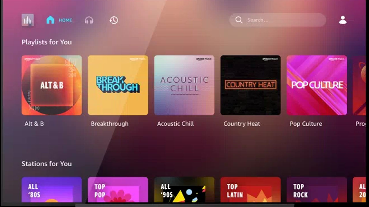 amazon music android tv