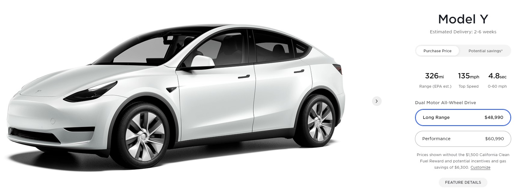 Uygun fiyatlı Tesla Model Y Standart Range, listeden kaldırıldı