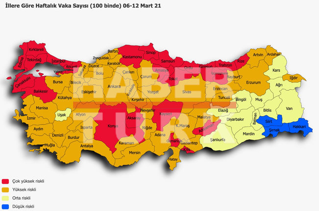 Corona haritası