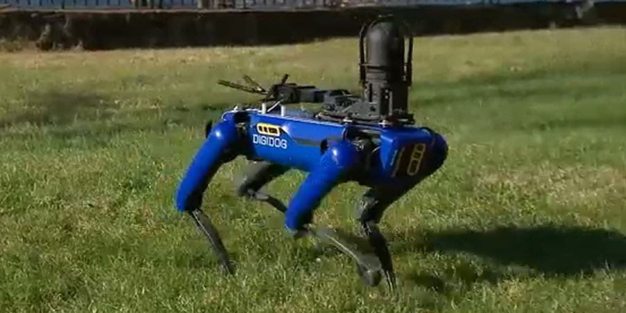 Newyork polisi tarafından kullanılan robot köpek 'Digidog'