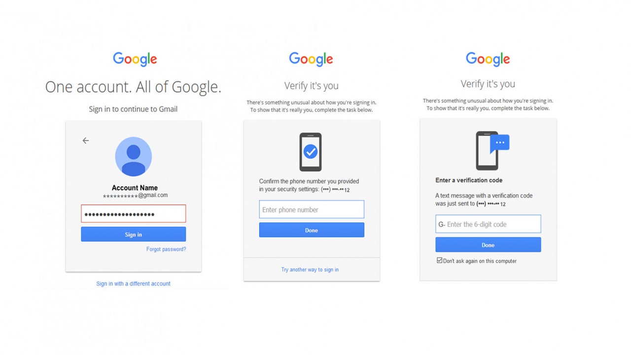 Google iki faktörlü kimlik doğrulama