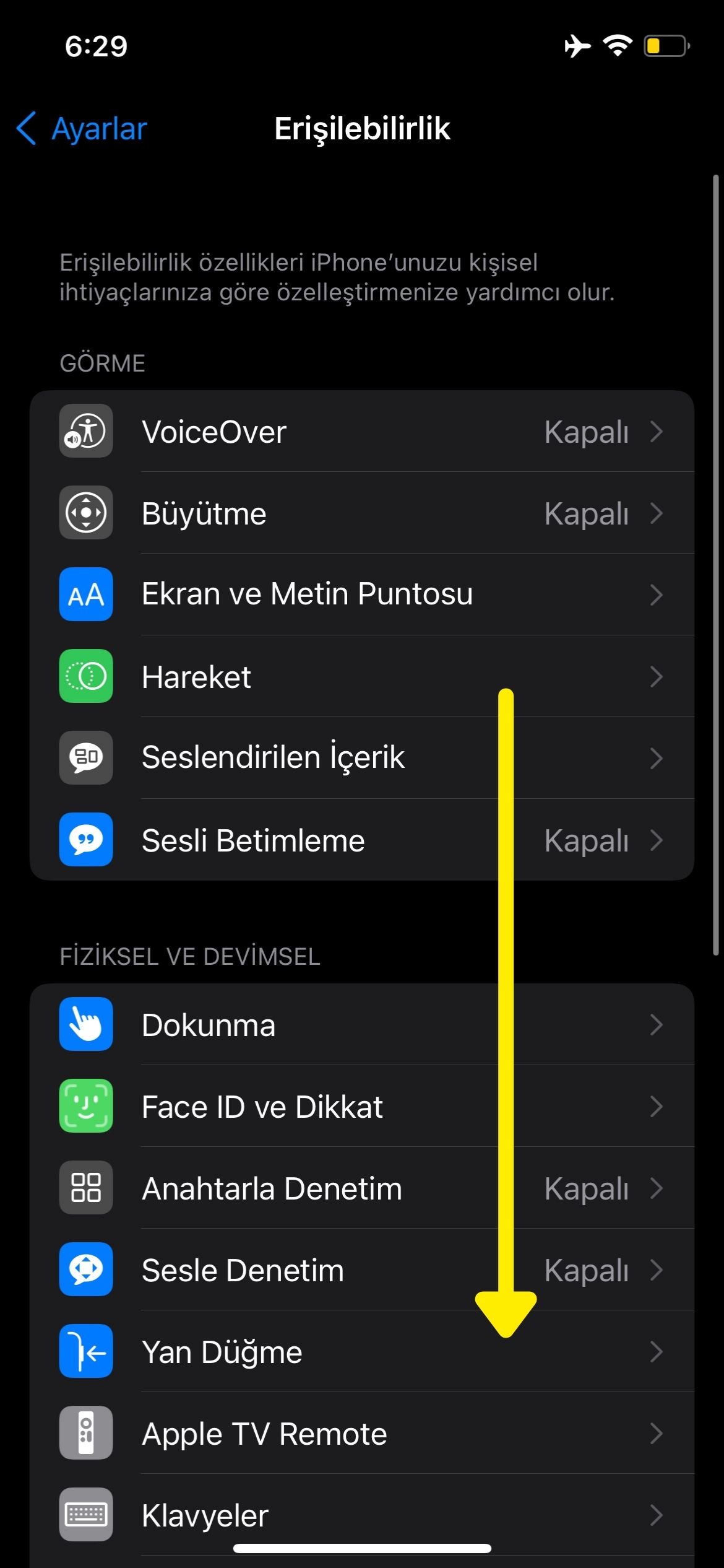 iOS 15 Arkplan sesleri