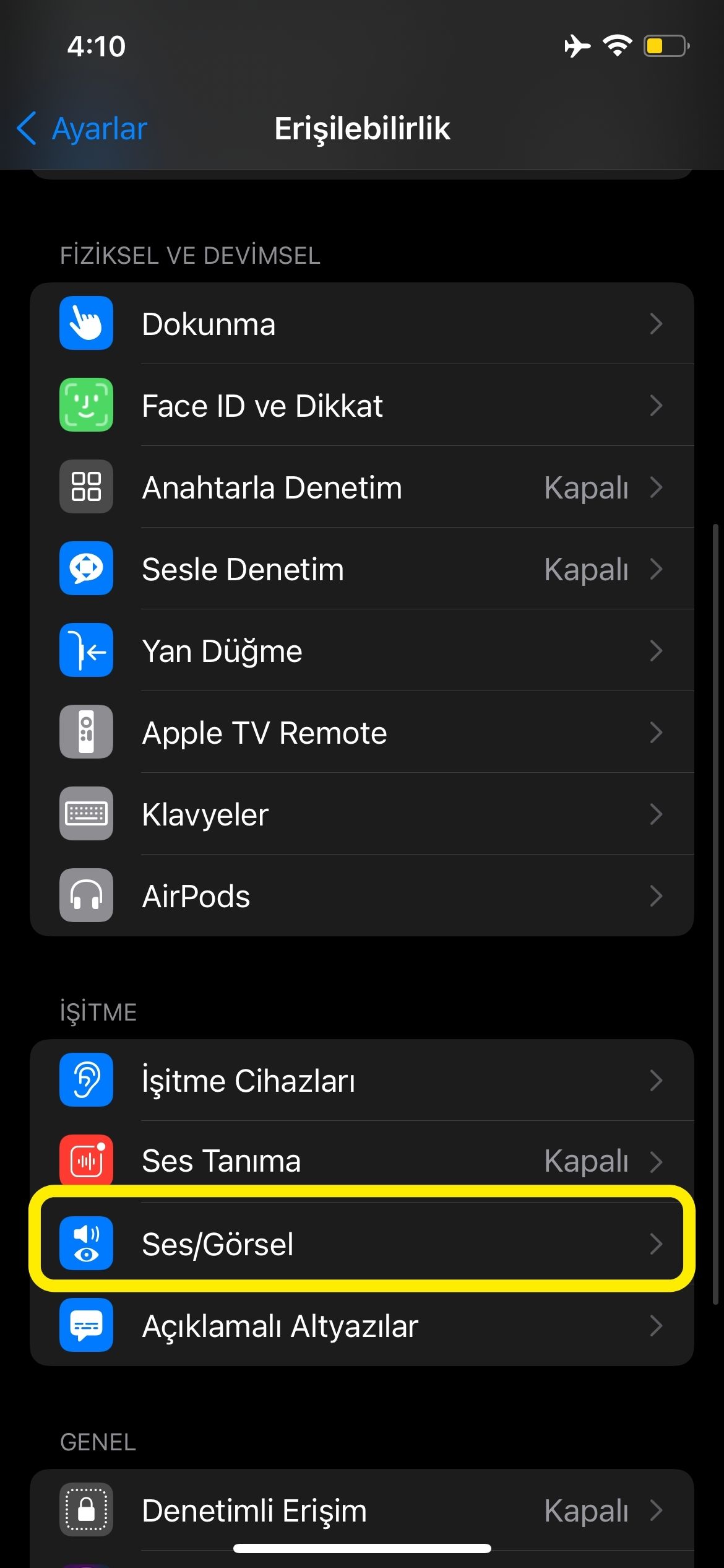 iOS 15 Arkplan sesleri