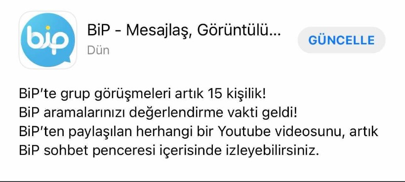 Turkcell BiP, YouTube videolarını sohbet penceresinde oynatabilecek.
