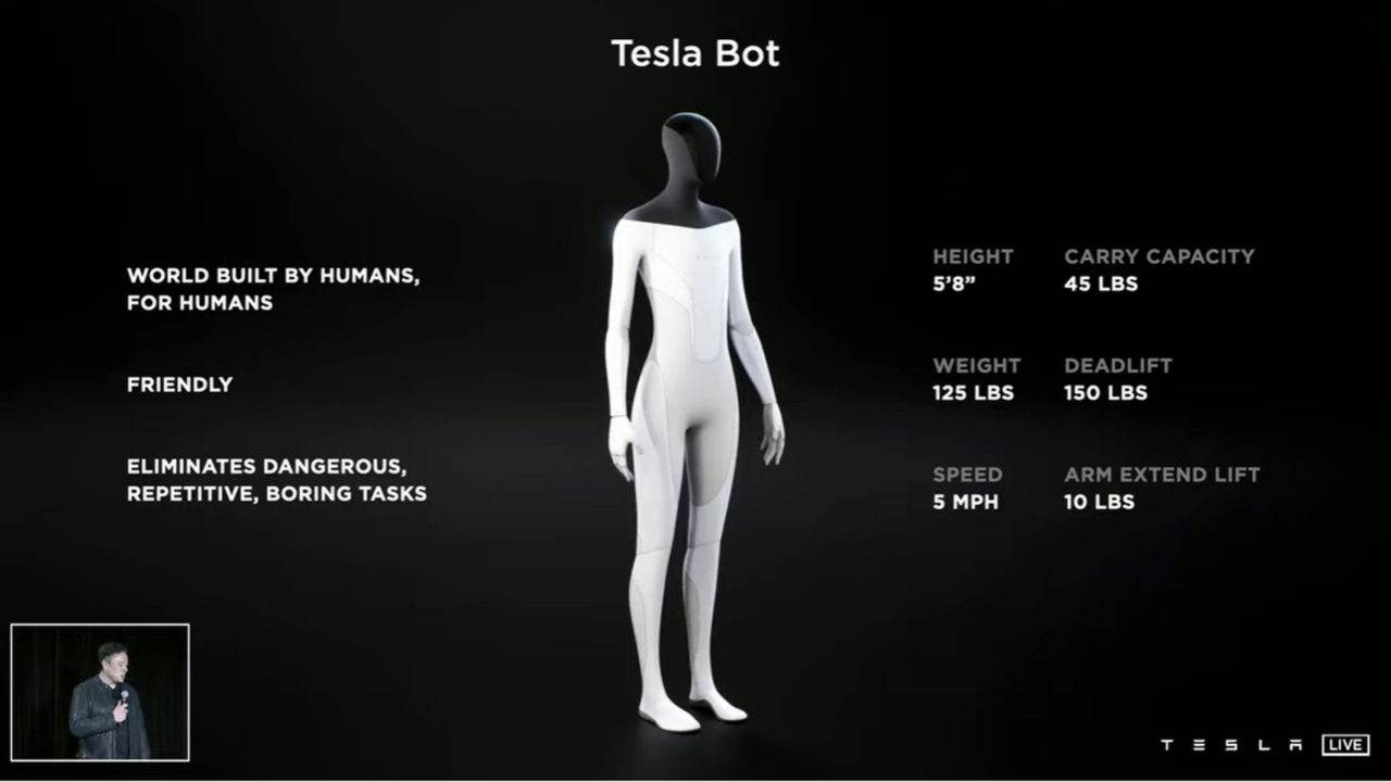 Tesla Bot özellikleri