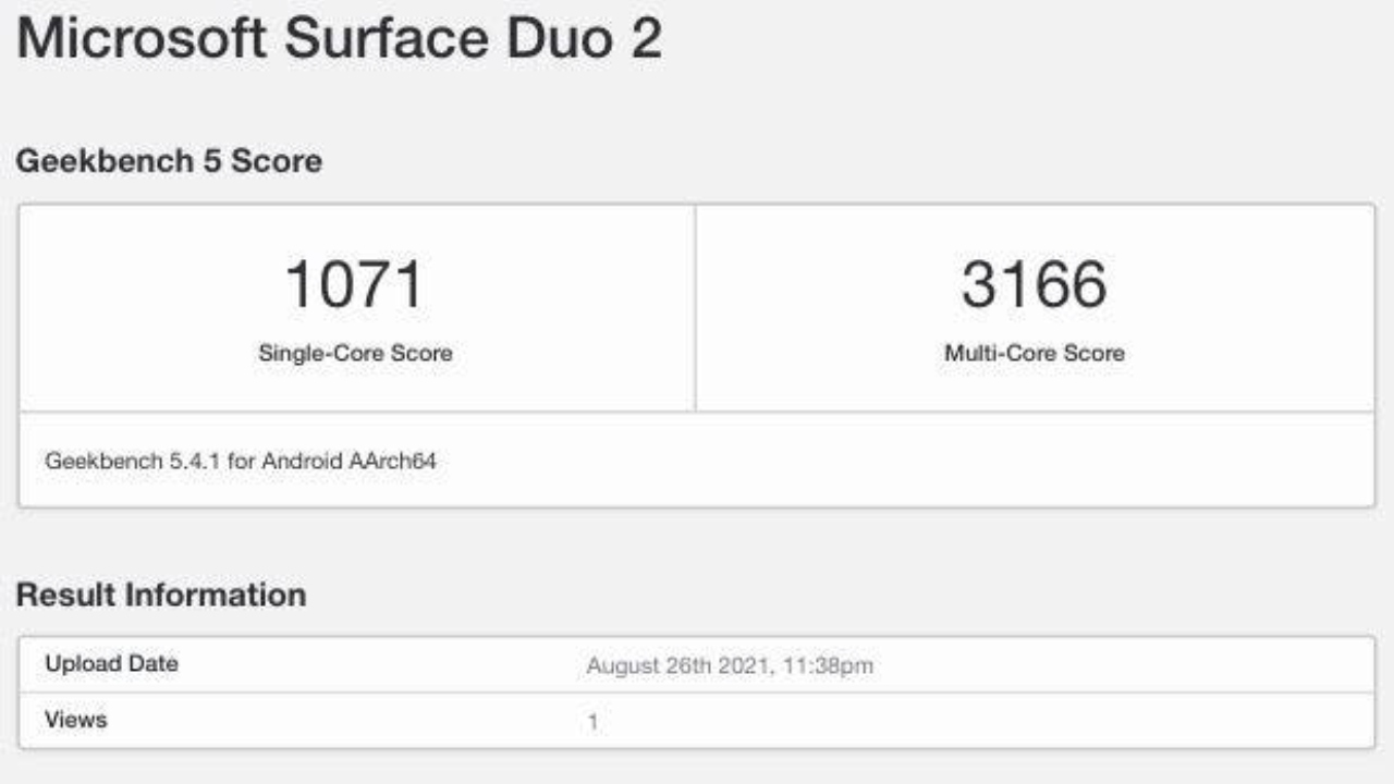 Microsoft, Surface Duo model telefon