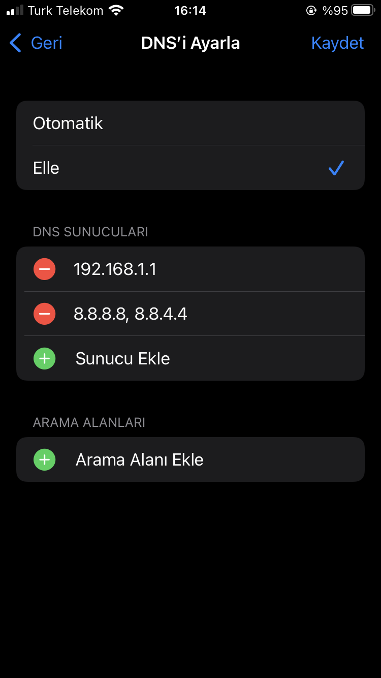 iPhone DNS ayarları nasıl değiştirilir?