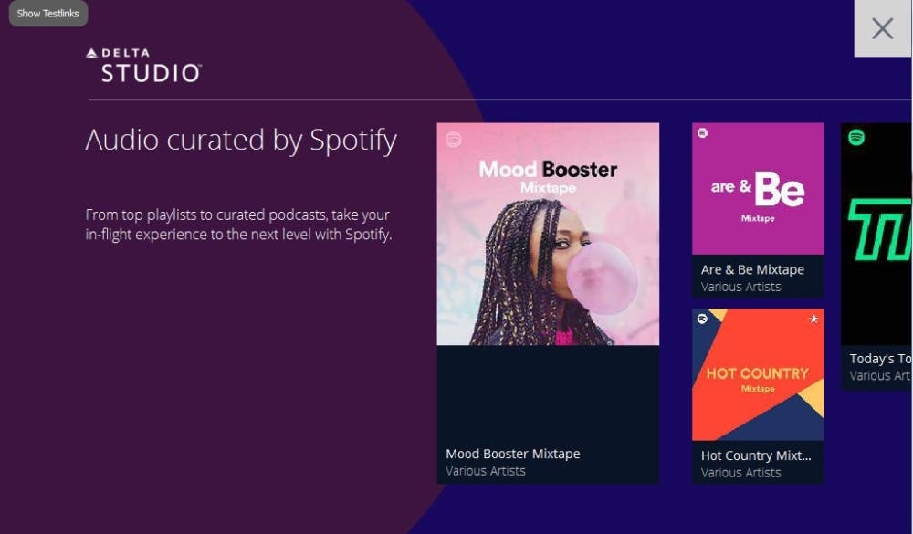 Spotify, Delta hava yolları ile anlaşma sağladığını açıkladı.