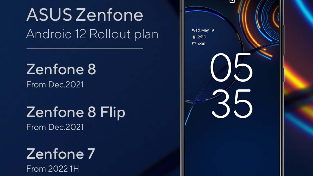Asus Android 12 Zenfone serisi 