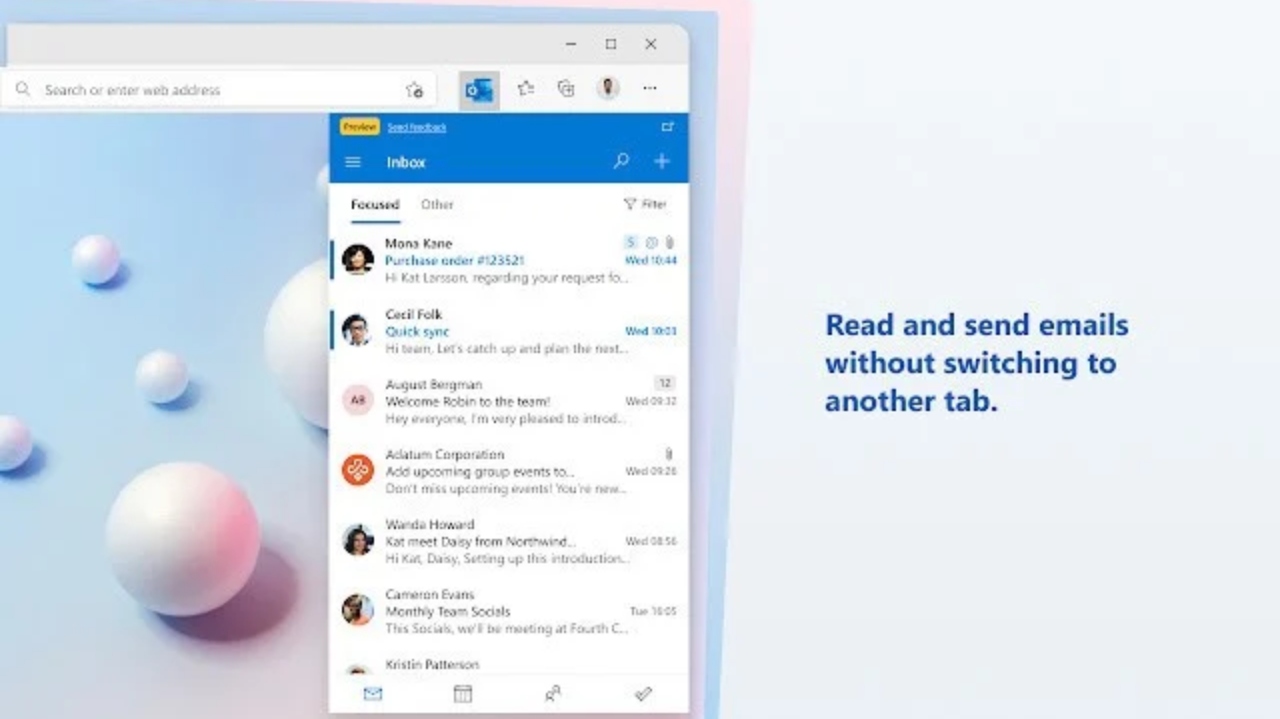 Microsoft Outlook Chrome eklentisi