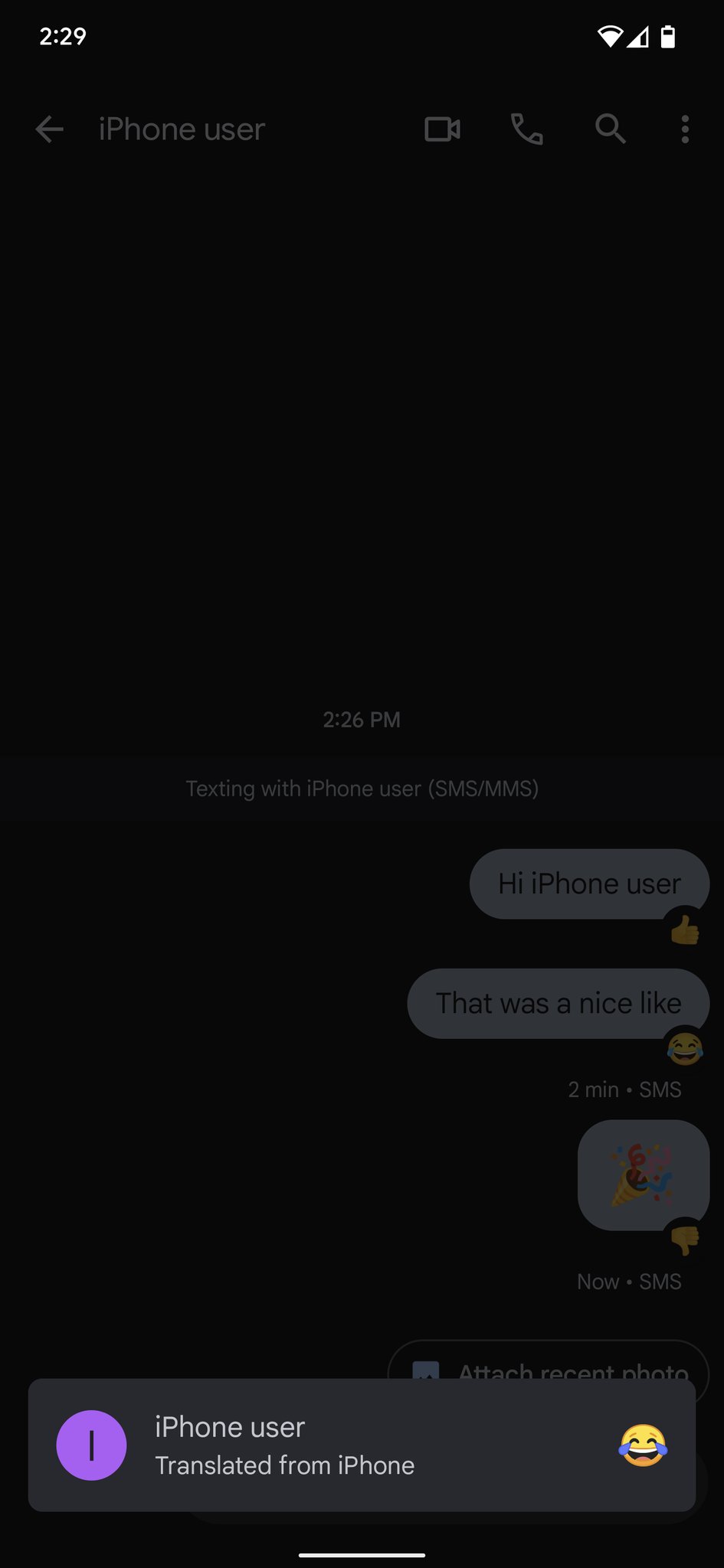 android imessage