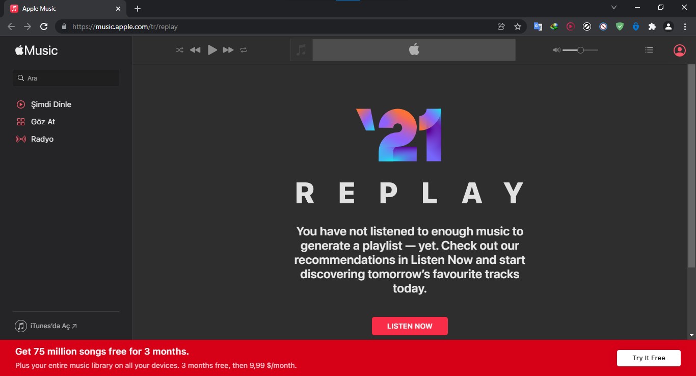 Apple Music Replay 21