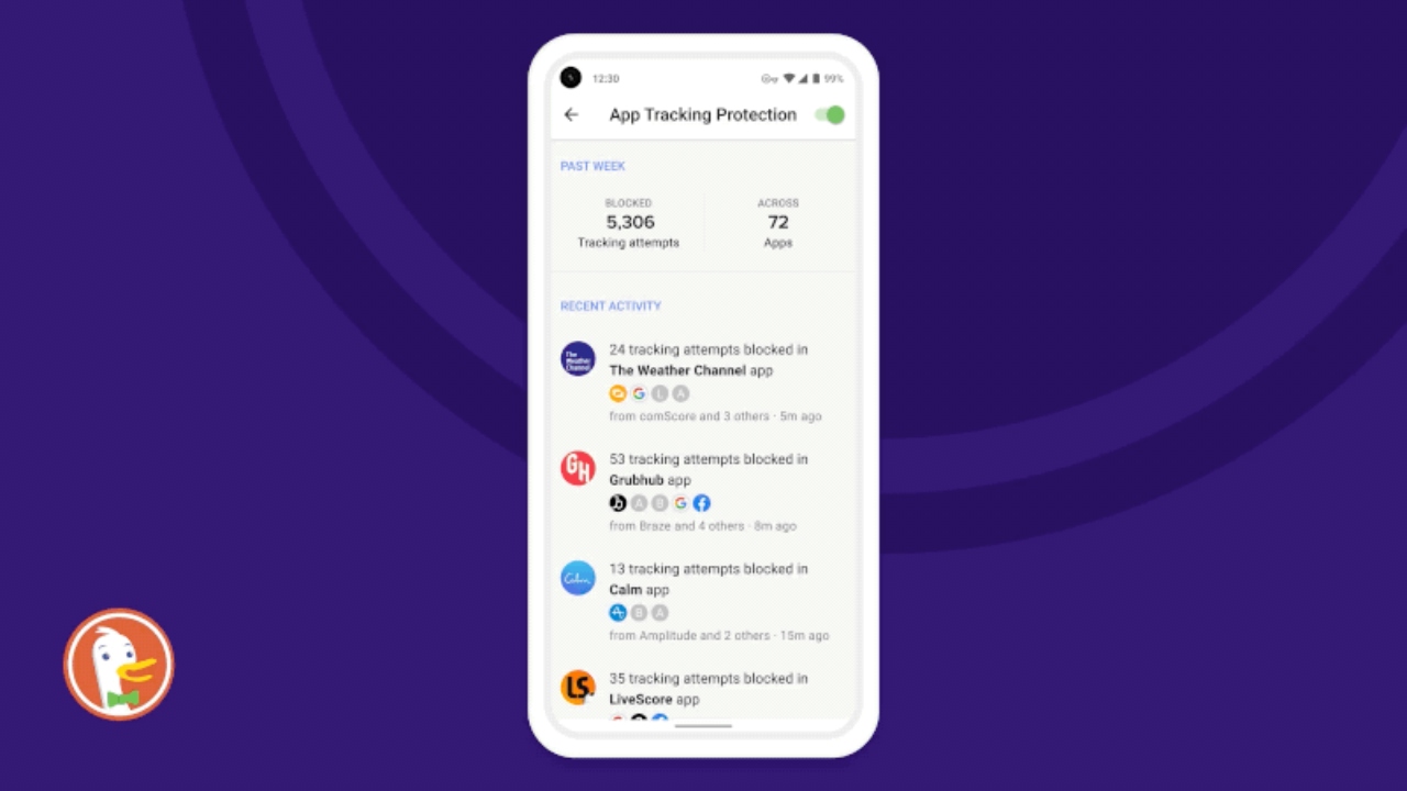 DuckDuckGo App Tracking Protection