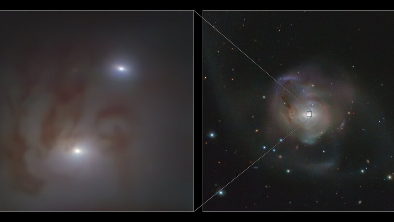 Süper kütleli kara delik çiftinin görüntüleri 