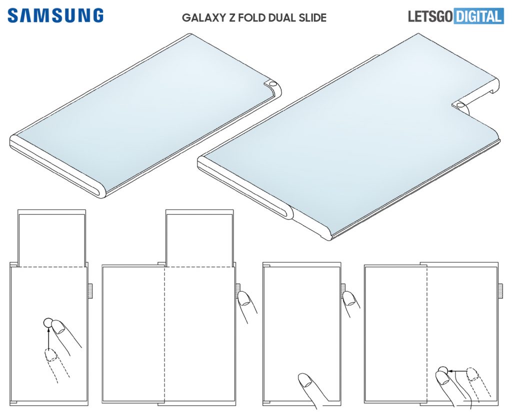 Samsung'dan kaydırılabilir telefon patenti: Dual Slide