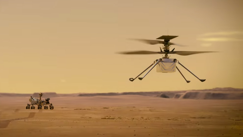 NASA’nın Mars helikopteri Ingenuity iki rekor birden kırdı
