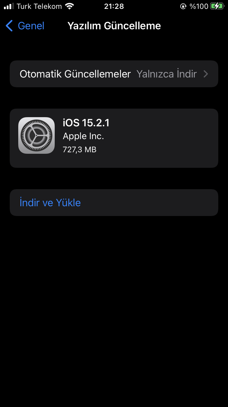 iOS 15.2.1 