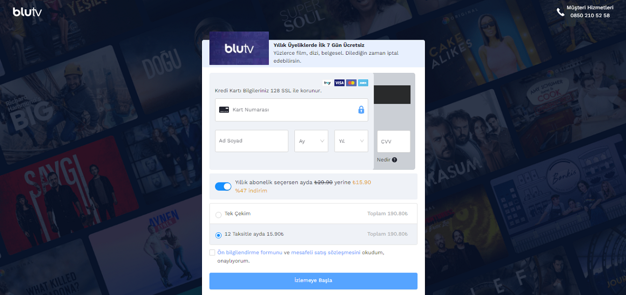 BluTV üyeliği nasıl yapılır BluTV abonelik nasıl alınır