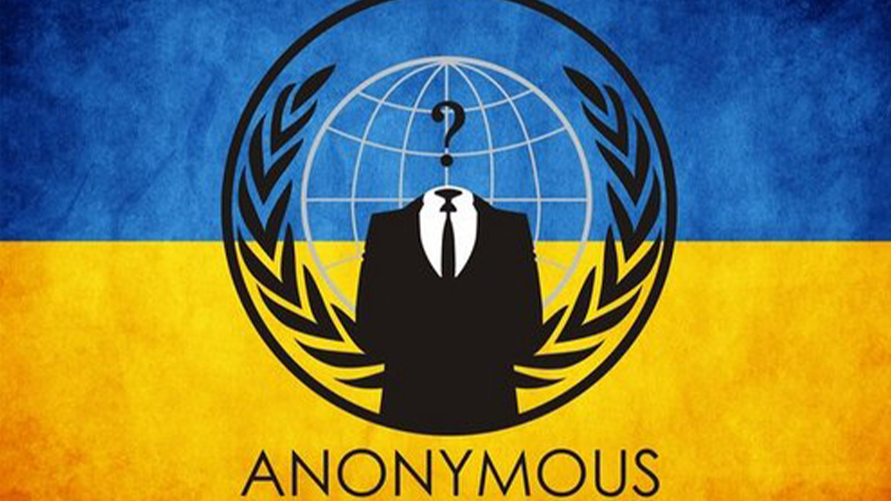 Anonymous, Rusya’ya savaş ilan etti!