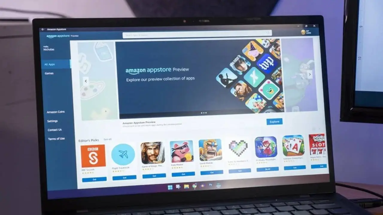 Microsoft Windows 11 / Amazon Appstore