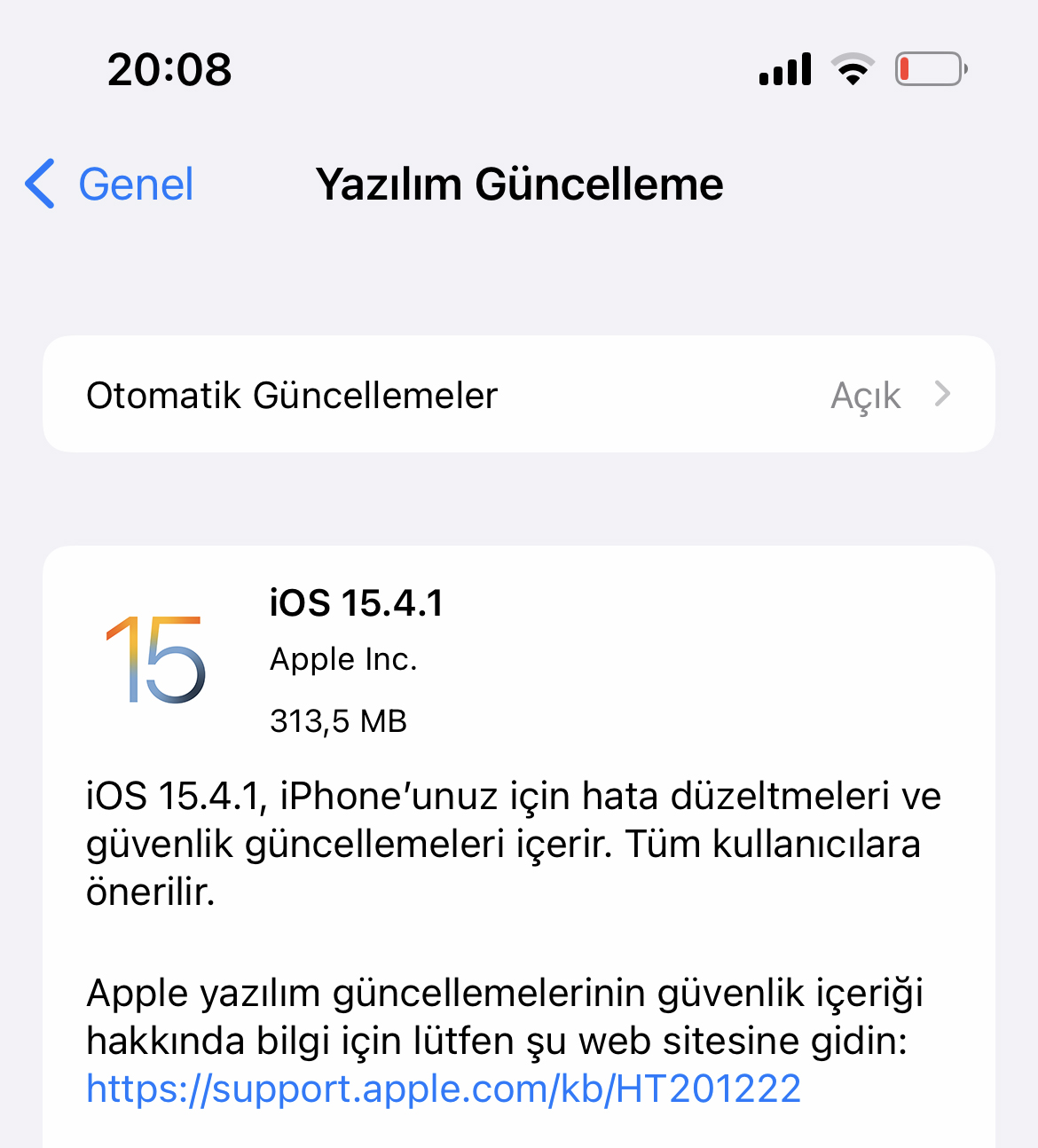 iOS 15.4.1 güncellemesi neler sunuyor?