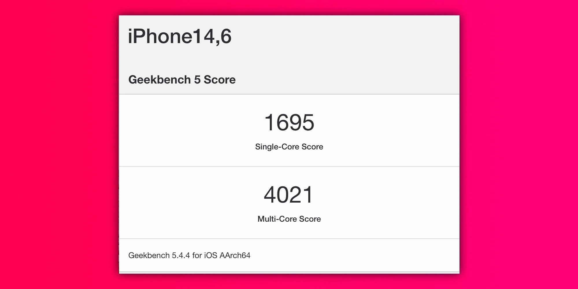 Yeni iPhone SE 3 performans testi: Geekbench