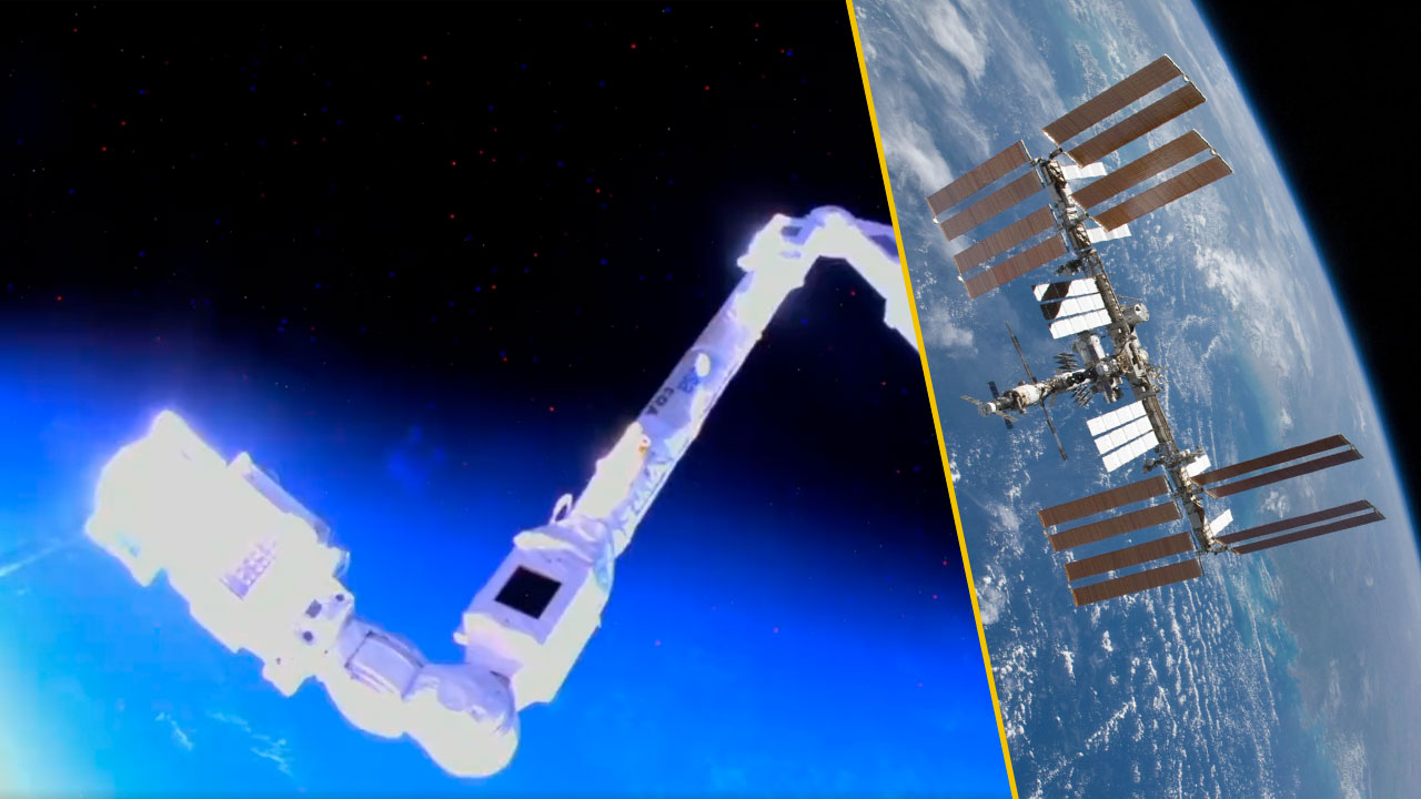 Uzay istasyonunda yeni robotik kol hayat buluyor
