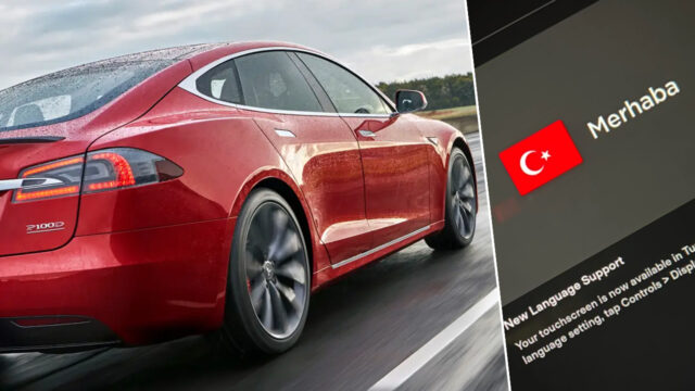 Tesla araçlarda yeni dönem: Türkçe geldi!