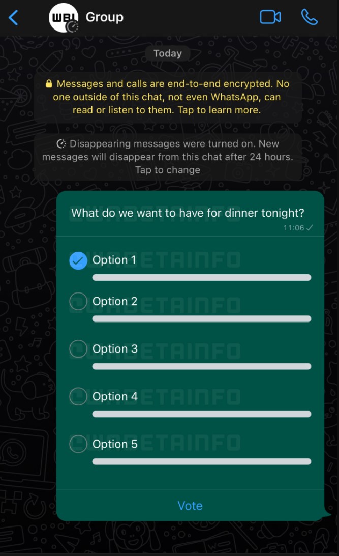 WhatsApp kullanıcıları, gruplarda anket oluşturabilecek