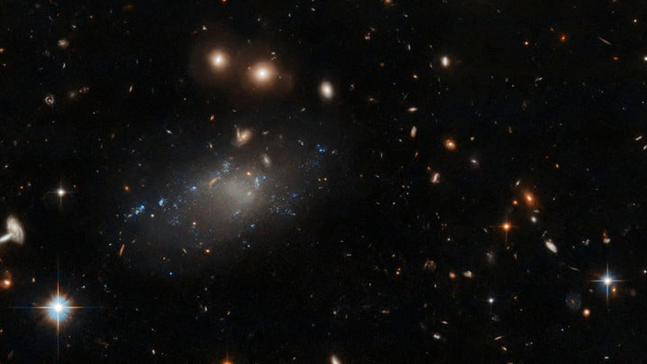 Hubble Uzay teleskobu en kabarık galaksi