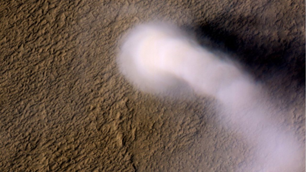 NASA, Mars’ta toz şeytanlarına tanık oldu!