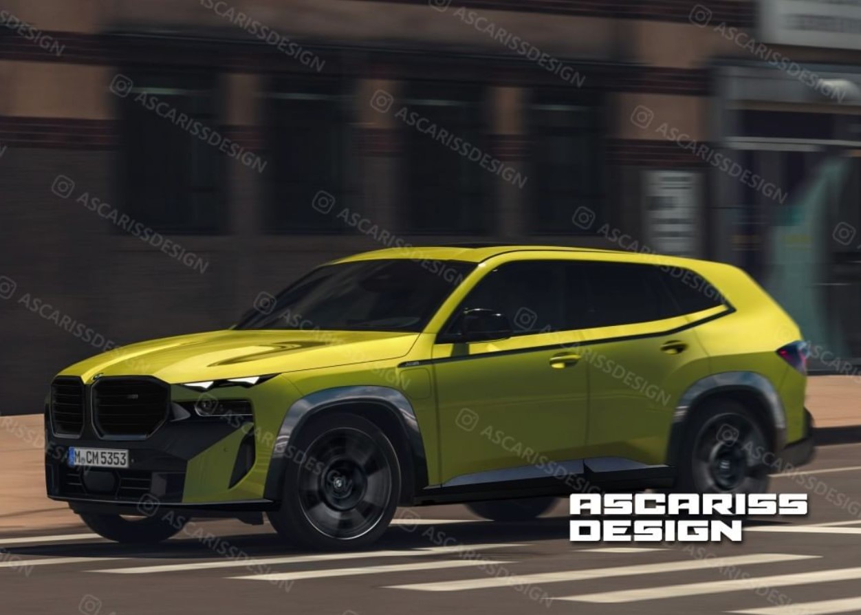 BMW XM render görüntüsü ortaya çıktı