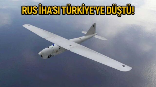 Russian UAV used in the Ukraine war fell in Turkey!