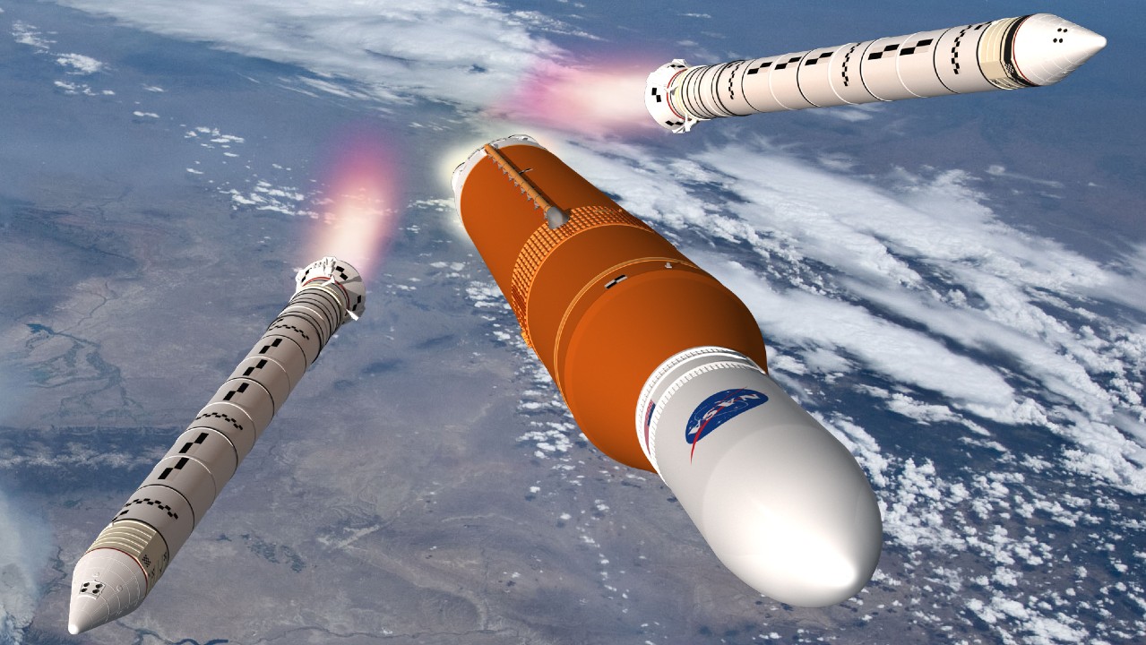 space lunch system roketi test edildi
