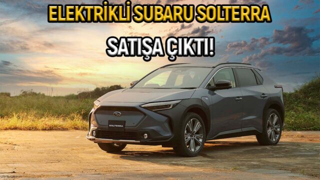Elektrikli Subaru Solterra Türkiye’de satışa sunuldu: Fiyatı ve özellikleri