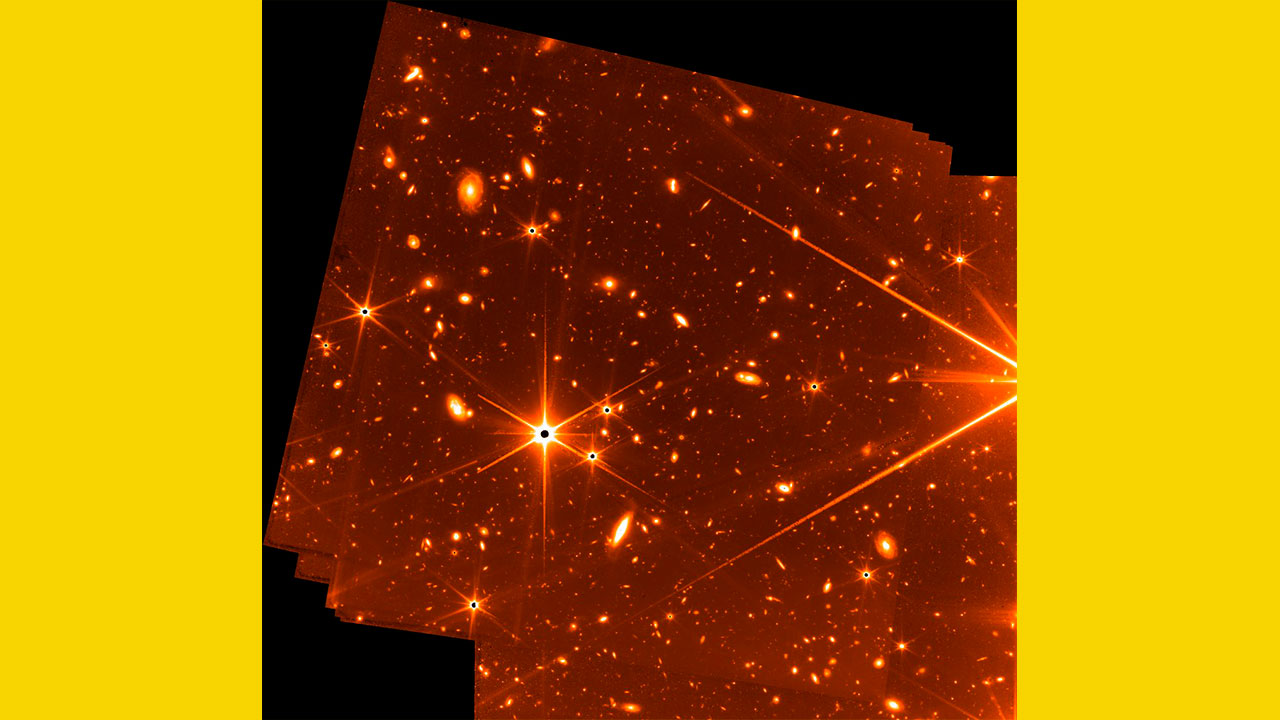 James Webb Uzay Teleskobu test görseli