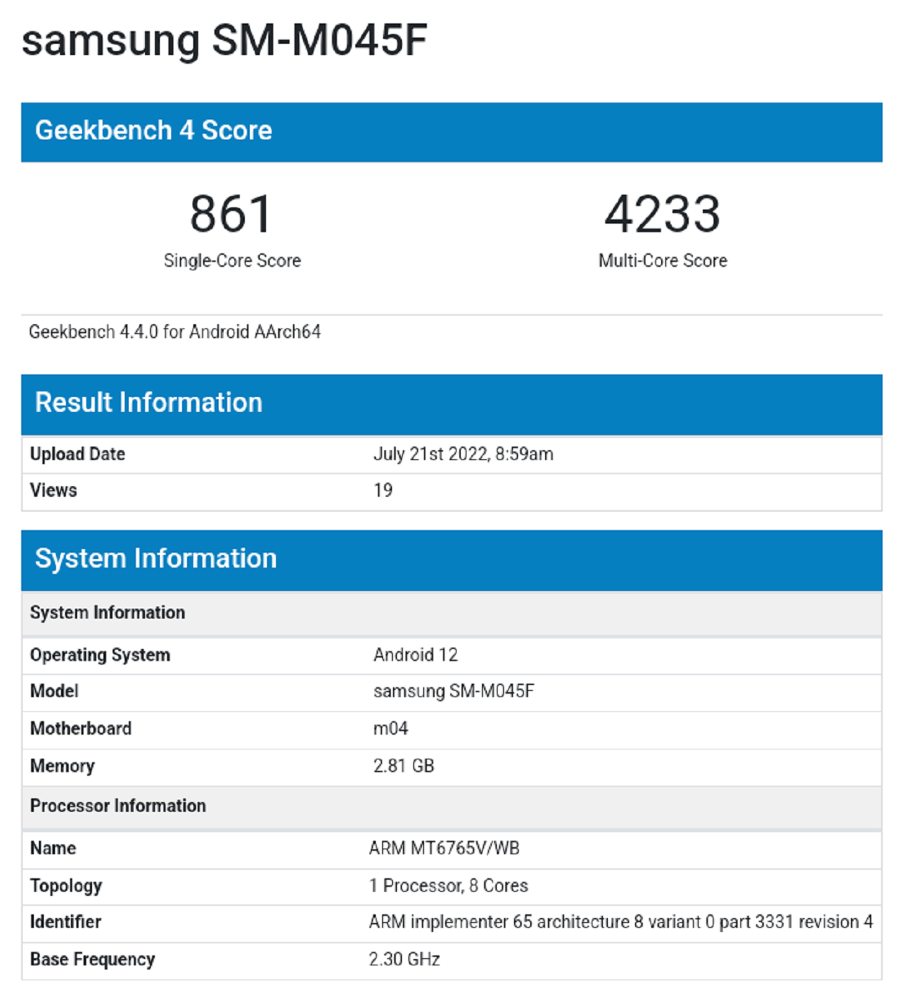 Galaxy M04